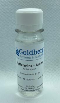 Goldberg Pfefferminz Aroma - natürliches Aroma 60ml
